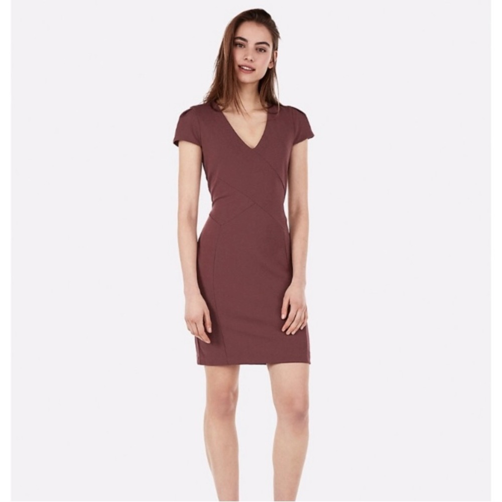 Express Tulip Sleeve Sheath Dress XS in Thornberry